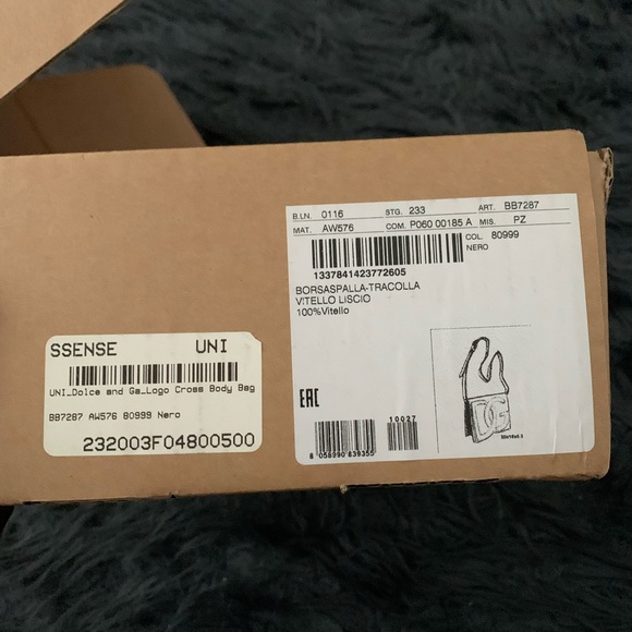 D&G leather flap crossbody bag color black - Picture 6 of 15